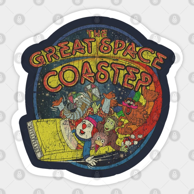 The Great Space Coaster 1981 Sticker by JCD666